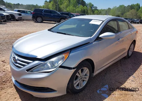 2014 Hyundai Sonata Gls z USA, uszkodzony, nr VIN 5NPEB4AC2EH846575